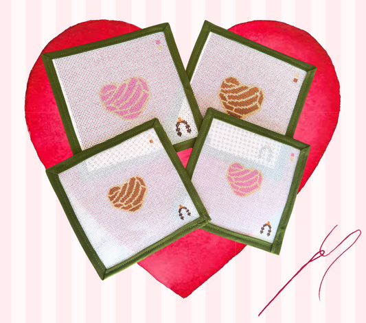 Chocolate Concha Heart